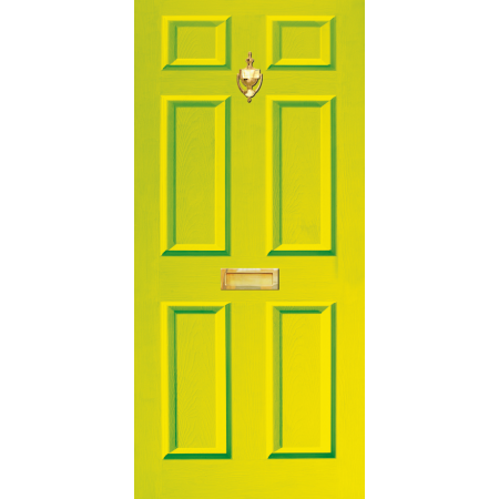 Door Decal - Dementia Friendly with Letterbox and Knocker